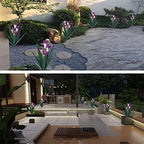 Homight Metal Agave Plant Outdoor Decoration Lily Mexican Yard Art Garden Gift Home Decor Hand Painted Metal Agave Garden Yard Statue, Outdoor Lawn Ornaments (2 Big Purple Lilies) - Image 4
