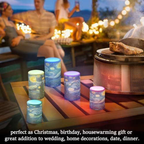 ALAZA Starry Night Flameless Candles - Image 7