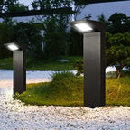 Landscape Lighting Outdoor Pathway LED Lights Modern Garden Lights Decorative Bollard Lamp IP54 Waterproof for Driveway Walkway Patio Lawn 5W 320Lm 27.6In 120V Wired - Image 3