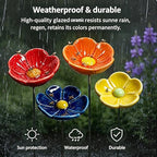 Ceramic Bee Watering Station for Garden, Blossom Water Cups for Bees，12 - Image 4