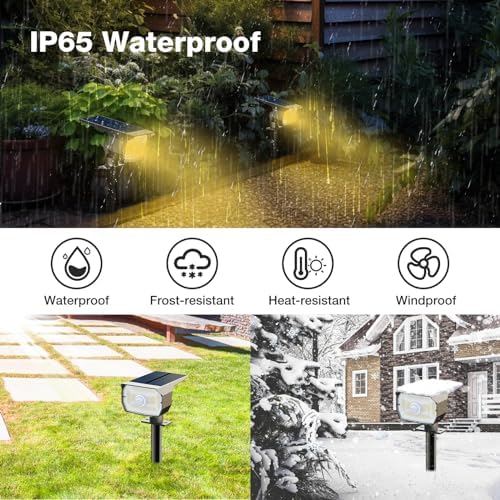 nipify Solar Lights Outdoor Waterproof, Motion Sensor Spot Landscape Light - Image 5