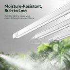 Maygrove Grow Lights for Indoor Plants, Sunlike Full Spectrum 5000K 2FT LED Growing Lamp 60W (4 x 15W), T5 Grow Light Strip for Seed Starting, Vegetables, Linkable, White, 4-Pack - Image 6