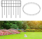 Garden Fence 20.6 FT x 12" H, Decorative Metal Border for Flower Beds by Unknown