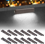12-Pack 7inch 3W 5000K Daylight White Hardscpe Lighting by KwinmysoLightUpYourHome