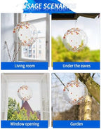 12 Inch Orange Leaves Fall Wind Spinner for Yard and Garden, Thanksgiving Maple Leaves Branches Hanging Ornaments Outdoor 3D Kinetic Wind Sculpture Spinners Indoor Outdoor Patio Décor Ornaments Gift - Image 7