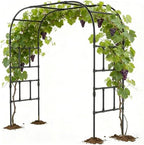 87in H Tall Garden Arch Trellis for Climbing Plants Outdoor by UrGROWA