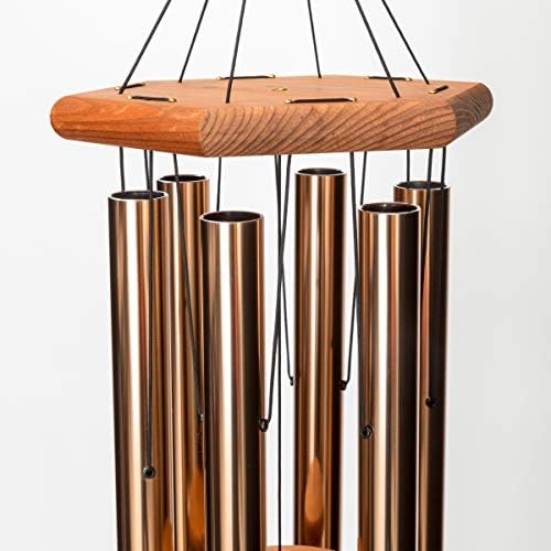 In Loving Memory 24-inch Windchime, Bronze w/The Lord Bless You and Keep You… - Image 3