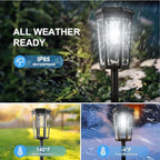 8 Pack Cool White Solar Pathway Lights Outdoor Garden for Yard Path - Image 6