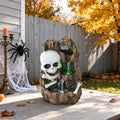 15.9" H Halloween Water Fountain Outdoor ＆ Indoor,Garden Fountain with LED by Solarbloom