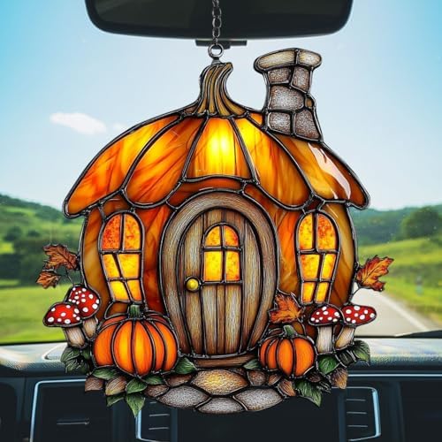 Pumpkin House Halloween Acrylic Suncatcher - Image 5