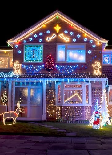 Brightown Solar String Lights Outdoor Waterproof, 39FT 100LEDs, Multicolor - Image 6