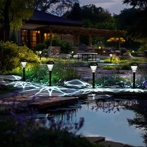 GIGALUMI 16 Pack Solar Lights Outdoor Waterproof, Solar Garden Lights - Image 5