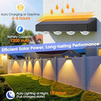 ShineTech Solar Fence Lights Outdoor Waterproof, Solar Deck Light for Patio - Image 4