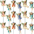 Yulejo 18 Pieces Garden Miniatures Fairies Mini Figurine Fairy Accessories Outdoor Decor for Garden Yard Lawn Supplies by Yulejo