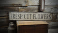 Fresh Cut Flowers Wooden Sign - 11.25 x 60 Inches by Unknown