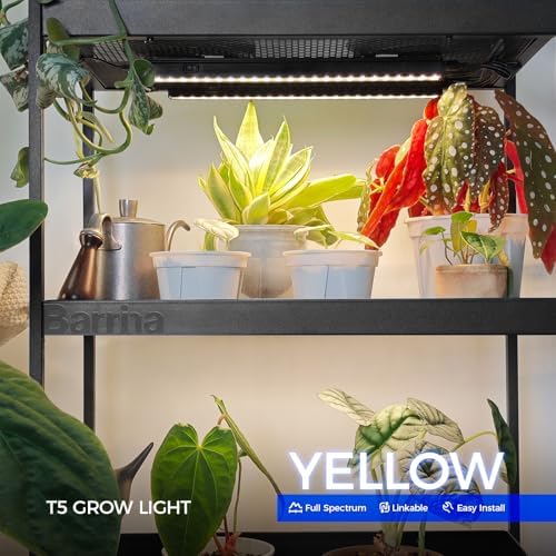Barrina T5 LED Grow Lights, 5W 1FT, Linkable Plant Lights, Yellow, 8 Packs - Image 2