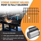 35 Panels Animal Barrier Fence No Dig, 37.92ft(L) X 12in(H) Rabbit Fences Ground Defense Border Small Metal Fencing, Dog Under Barriers Blocker for Garden, Flower Bed, Patio - Image 3