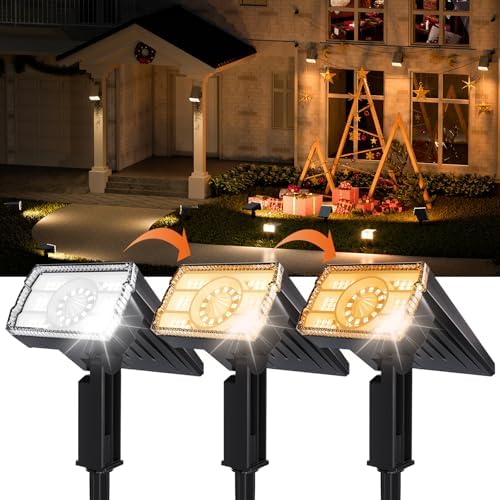 ALFIOT Solar Spot Lights Outdoor, Large Solar Spotlight, 4 Pack by Professionalproductionofsolarlightsoutdoor%EF%BC%9A%EF%BC%89