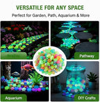 Magical Glowing Pebbles,1000PCS Colorful Glow-in-the-Dark Garden Stones,Waterproof Night Guide Pebbles Glow in the Dark,Glow in the Dark Rocks Outdoor,for Garden Path Yard Fish Tank (Orange,1000) - Image 6