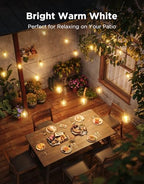 Govee Clear Bulb Outdoor String Lights, 144ft IP67 Patio & Backyard Lights - Image 6