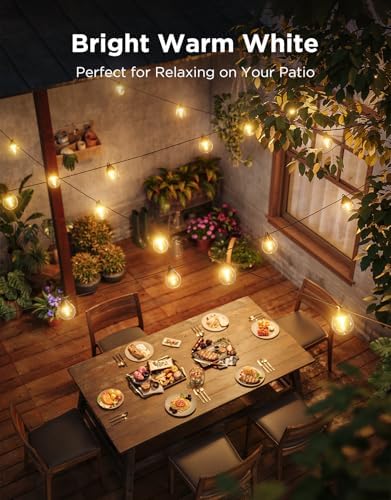 Govee Clear Bulb Outdoor String Lights, 144ft IP67 Patio & Backyard Lights - Image 6