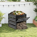 Compost Bin Outdoor -170 Gallon Metal Mesh Rust-Proof Coating Composter - Image 7