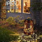 KY&BOSAM Solar Lantern Hanging Solar Light Outside Birthday Gift for Women - Image 4