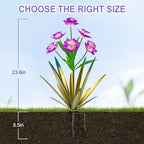 Homight Metal Agave Plant Outdoor Garden Decoration Daffodils Flowers - Image 2