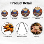 Moutain Range Acrylic Suncatcher - Image 2