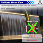 Pool Fountain Acrylic Waterfall Spillway Decorative Water Feature,Outdoor Pool Fountain & Pond Waterfall Spillway Kit - Wall Recessed Design for Front Yard, Fish Pond, Spa Decorations - 85c - Image 3