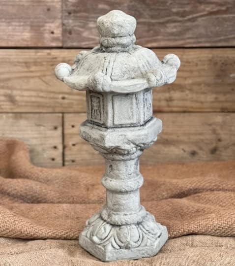 Japanese Stone Pagoda Garden Concrete Pagoda Oriental Latern Figurine Zen Garden Decoration Asian Outdoor Decor - Image 4