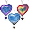 DJUAN Heart Wind Spinners for Yard and Garden, Gifts for Women, Grandma, Mom, Daughter, Wife, Aunt, Sister, Wind Chimes for Outside, Christmas Decoration by DJUAN