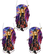 Handmade Stained Glass Wind Spinner, Dancing Lady Window Suncatcher,Model B by Unknown