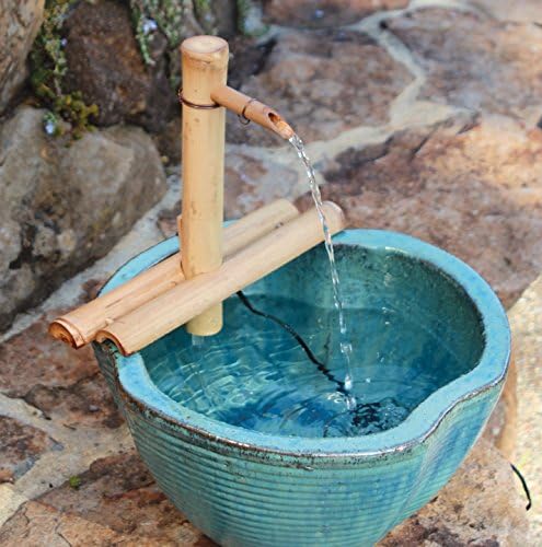 Bamboo Accents 12" Adjustable Bamboo Fountain Kit with Pump – Classic Zen Water Feature for Bowls, Basins, Water Gardens & Patio Decor, Indoor/Outdoor (Container Not Included) - Image 5