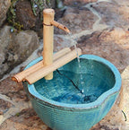 Bamboo Accents 12" Adjustable Bamboo Fountain Kit with Pump – Classic Zen Water Feature for Bowls, Basins, Water Gardens & Patio Decor, Indoor/Outdoor (Container Not Included) - Image 5