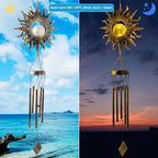 Sun Wind Chimes, Outdoor Solar Wind Chimes, Mothers Gifts, Gifts for Mom, Women, Grandma, Garden Courtyard Lawn Decoration, Thanksgiving Gift, Mother's Day Wind Chime Gift - Image 3