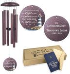 ASTARIN 30/36/45inch Personalized Memorial Wind Chimes for Loss of Loved One, Memorial Gifts for Loss of Mother/Father, Sympathy Gifts for Funeral Condolence Bereavement Grief by Astarin