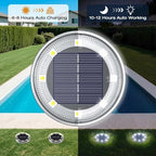 vighep Mini Solar Ground Lights 24 Pack, 2.2-Inch Solar Disk Lights Outdoor - Image 4