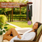 Personalized Mom Memorial Wind Chime – “Every Time You Listen to The Wind” Custom Names Tribute – Sympathy Gift for Loss of a Beloved Parent – Outdoor Remembrance Hanging Windchime for Loving Memory - Image 5