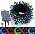59Ft Solar String Lights Outdoor Waterproof Color Changing with Remote by Hozplex