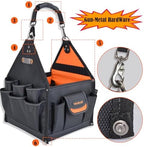 WELKINLAND 40-Pockets HVAC Tool Tote, 25L Open Top Electrician Tool Bag - Image 5