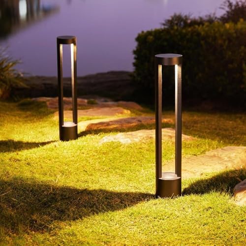 Outdoor LED Pathway Light Modern Landscape Bollard Fixture, Waterproof Aluminum Housing, Garden Lawn for Driveway, Courtyard, Walkway - Image 2