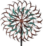 VEWOGARDEN 19" Dia Large Wind Spinner Outdoor with 6 Blades, Metal Kinetic Wind Sculptures & Spinners for Yard, Garden, Lawn Decorations by VEWOGARDEN