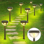 Linkind Solar Pathway Lights 8 Pack, Solar Lights Outdoor Warm White by Linkind