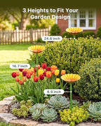 8 Pc Water Station for Bee Butterfly Pollinators Outdoor Bath Metal - Image 5
