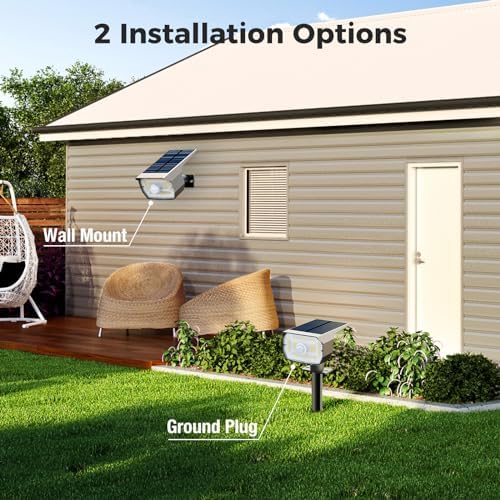 nipify Solar Lights Outdoor Waterproof, Motion Sensor Spot Landscape Light - Image 3