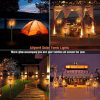 Aityvert Upgraded Larger Solar Torch Lights, Waterproof Outdoor Dancing Flames Lights, Flickering Flames Garden Lights, Landscape Decoration Pathway Patio Lights 43" 96 LED (6) - Image 5
