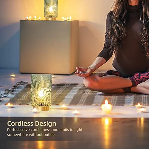 MJ PREMIER Battery Operated Lamp with Timer, Cordless Table Lamp Decorative - Image 5
