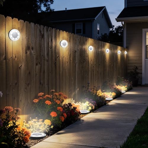 Joomer 16 Pack 2.9inch Solar Ground Lights Outdoor, White - Image 5