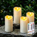 Raycare 6"x3" Outdoor Waterproof Flameless LED Candle with Remote and Timer by Raycare